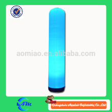 Columna de luz inflable columna inflable inflable pilar con ligh led para la publicidad